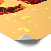 "Not Ordinary Christmas" Font Art & Red Poster (Hoek)