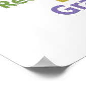 Not Perfect Redeemed By Grace Minimalist Clean Poster (Hoek)