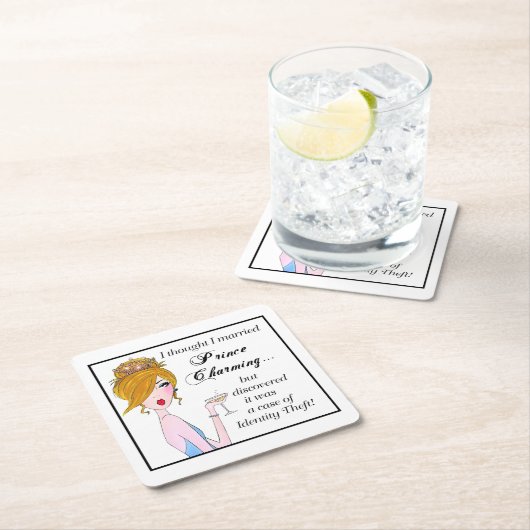 "NOT" Prince Charming Kartonnen Onderzetters (Insitu)