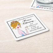 "NOT" Prince Charming Kartonnen Onderzetters (Schuin)