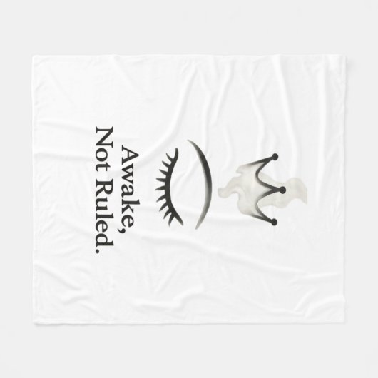 Not Ruled Classic Fleece Deken (Voorkant (Horizontaal))