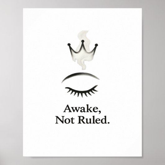 Not Ruled Classic Poster (Voorkant)