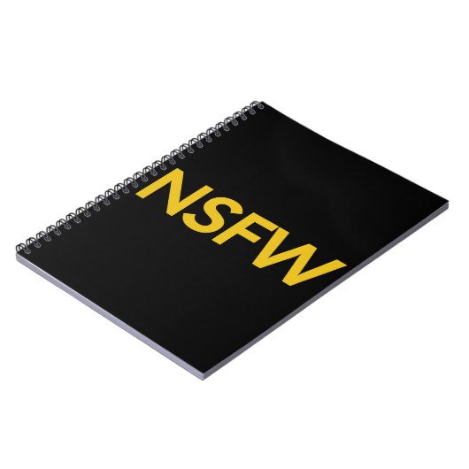 Not Safe For Work (NSFW) Notitieboek (Linkerzijde)