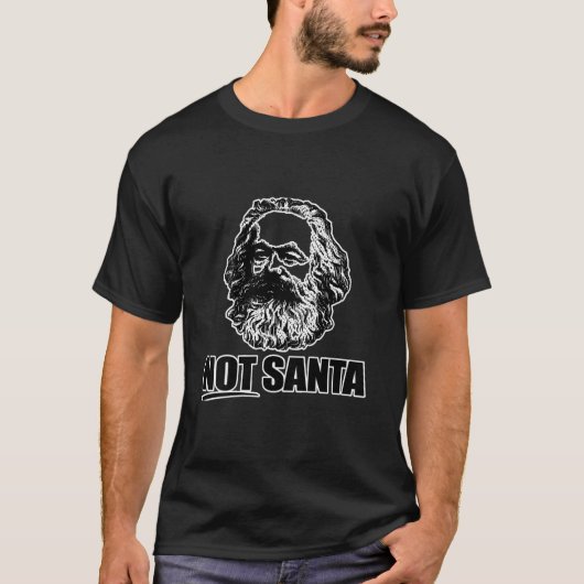 Not Santa Karl Marx Funny Marxist Classic T-Shirt (Voorkant)