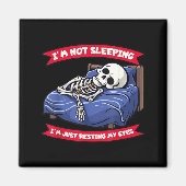 Not Sleeng Im Just Resting, My Eyes Funny Fathers  Magneet (Voorkant)