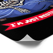 Not Sleeng Im Just Resting, My Eyes Funny Fathers  Poster (Hoek)