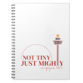 Not Tiny Just Mighty Celebration  Notitieboek (Voorkant)