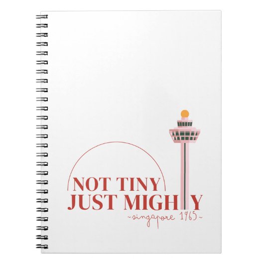 Not Tiny Just Mighty Celebration  Notitieboek (Voorkant)