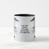 Not Tired, Add Name Message, Expressive Face Mok (Midden)