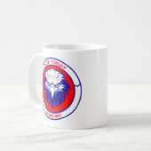 Not Today Fascist – Patriotic Eagle Classic Mug Koffiemok (Voorkant links)