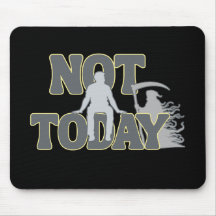 NOT TODAY – Funny Dark Humor Grim Reaper 