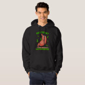 Not Today Gastroparesis Cute Green Ribbon Hoodie (Voorkant volledig)