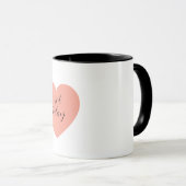 Not Today Heart Mug | Minimal Everyday Coffee Cup Mok (Voorkant rechts)