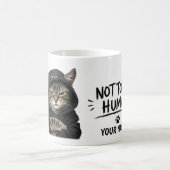 Not Today, Human – Funny Grumpy Cat Koffiemok (Center)