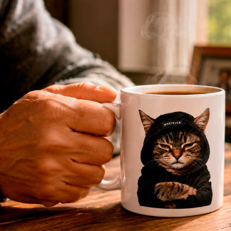 Not Today, Human – Funny Grumpy Cat Koffiemok