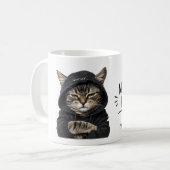Not Today, Human – Funny Grumpy Cat Koffiemok (Voorkant links)