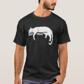 Not Today Lazy Sleepy Nope Cat Kitten Lovers Funny T-shirt (Voorkant)