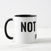 NOT TODAY - People Funny Typography Mok (Links)