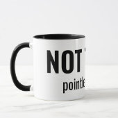 NOT TODAY - Pointless Emails Funny Typography Mok (Links)