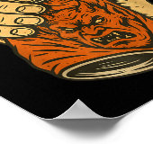 Not Today Satan Faith Christian Halloween Funny An Poster (Hoek)