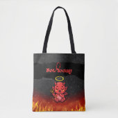 Not Today satan tote bag (Voorkant)