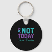 Not Today Suicide Prevention Premium  Sleutelhanger (Voorkant)
