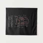 Not Today, Valentine  Wandkleed (Voorkant (horizontaal))