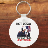 Not Today You Can't Kill Dom Trump 2024 Election  Sleutelhanger (Voorkant)