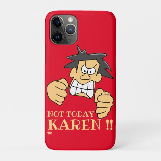 "NOT VANDAY KAREN" grappig boos man Case-Mate iPhone Case (Achterkant)