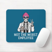 Not Worst Employee Worker Istant Jokes Office Humo Muismat (Met muis)