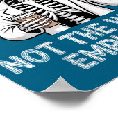 Not Worst Employee Worker Istant Jokes Office Humo Poster (Hoek)