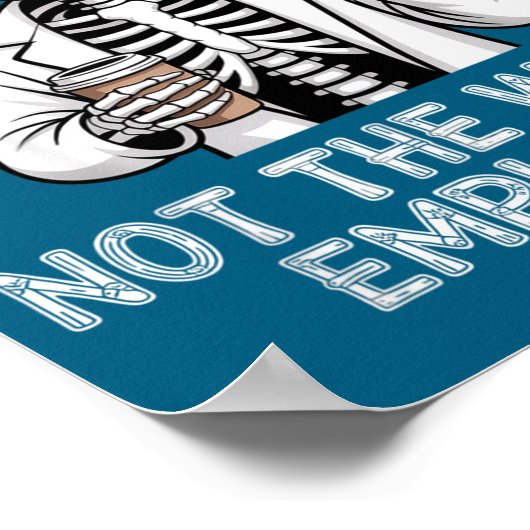 Not Worst Employee Worker Istant Jokes Office Humo Poster (Hoek)