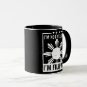Not Yelling I'm Filipino Design Philippine Mok (Voorkant rechts)