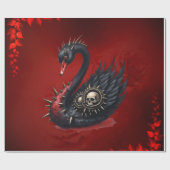 Not Your Average Swan – Spikes, Skulls & Sass. Cadeaupapier (Vlak)
