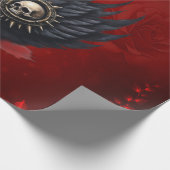 Not Your Average Swan – Spikes, Skulls & Sass. Cadeaupapier (Hoek)