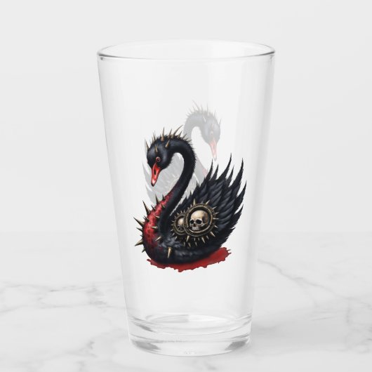 Not Your Average Swan – Spikes, Skulls & Sass. Glas (Voorkant)