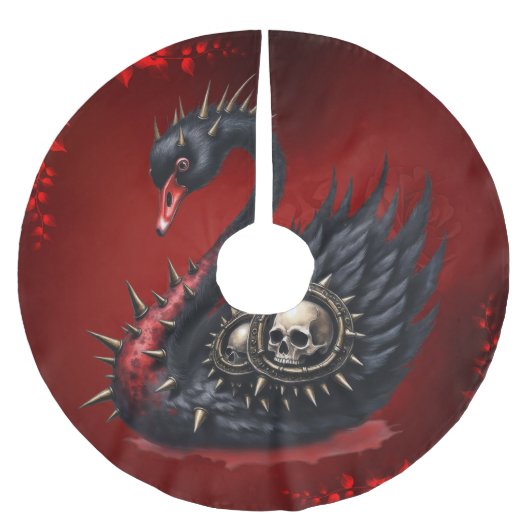 Not Your Average Swan – Spikes, Skulls & Sass.  Kerstboom Rok (Voorkant)