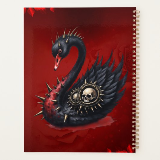 Not Your Average Swan – Spikes, Skulls & Sass. Planner (Achterkant)