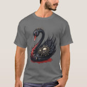 Not Your Average Swan – Spikes, Skulls & Sass.  T-shirt (Voorkant)