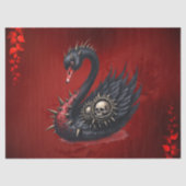 Not Your Average Swan – Spikes, Skulls & Sass.  Tissuepapier (Voorkant)