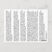 Nota #4 Naam en Vorm - van het Afhankelijke Opkome Briefkaart (Achterkant)