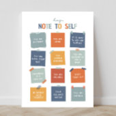 Nota aan Zelf 18"X24" Poster