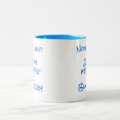 "Nota aan Zelf: de vergadering van het gezoem op B Tweekleurige Koffiemok (Center)