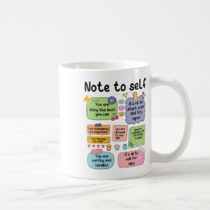 Nota aan Zelf Psycholoog van de Geestelijke Gezond Koffiemok