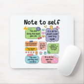 Nota aan Zelf Psycholoog van de Geestelijke Gezond Muismat (Met muis)