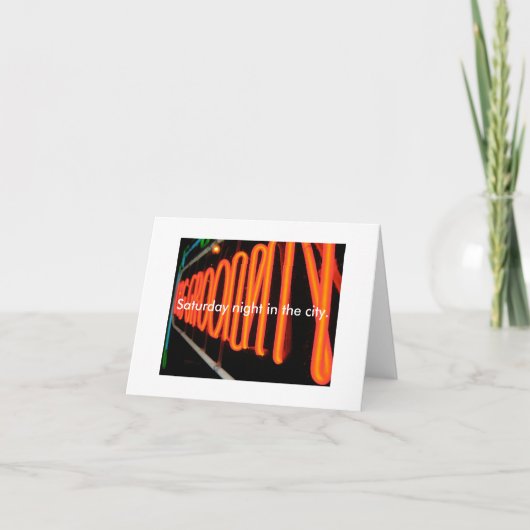 nota kaart (Voorkant)