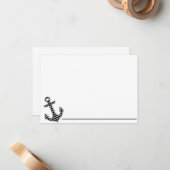 Nota Kaart-Anchor Notitiekaartje (Voorkant / Achterkant in situ)