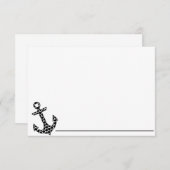 Nota Kaart-Anchor Notitiekaartje (Voorkant / Achterkant)