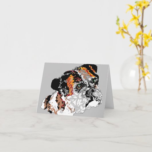 Nota Kaart/Boxer Kaart (Gele Bloem)