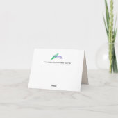 Nota Kaart: De Mand van het Cornucopiafruit Notitiekaartje (Achterkant)